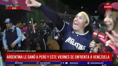 Softbol en los Juegos Suramericanos: Argentina le gan&oacute; a Per&uacute;